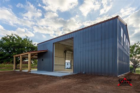 Custom Garage with Porch & Loft - Custom Barns And Construction