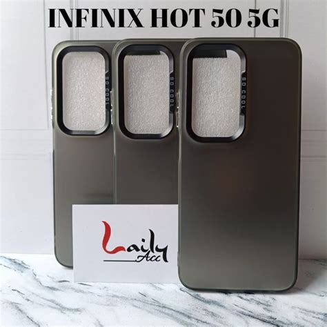 Jual CASE SOFTCASE BLACK HITAM INFINIX HOT 50 5G IMD HOLOGRAM HIBRYD ONLY CASING Shopee Indonesia