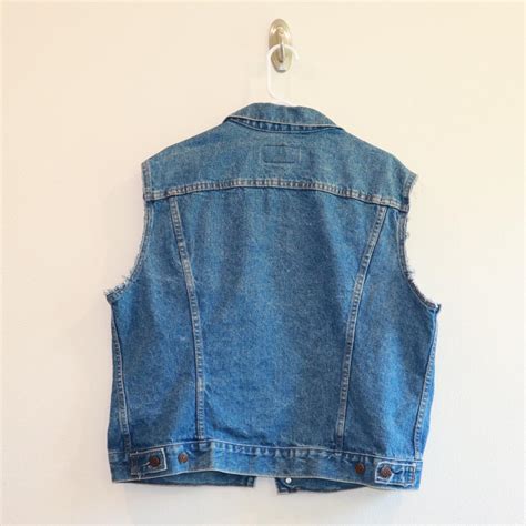 Vintage 80s Denim Vest From Levis So Cute To Depop