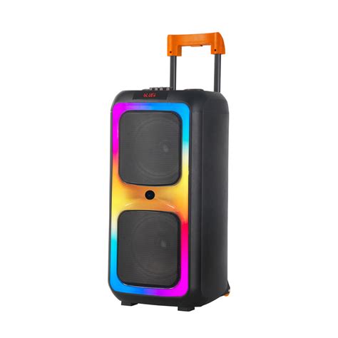 Ndr Double Inch W Led Lights Party Speaker Bluetooth Speaker