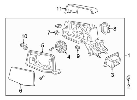 Chevrolet Cobalt Door Mirror Gm Parts Bin