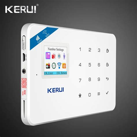 Hot Sale Kerui W Wifi Gsm Sms Home Burglar Security Alarm System