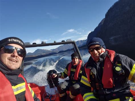 Rettungsboot Schulung Freiwillige Feuerwehr Bad Goisern