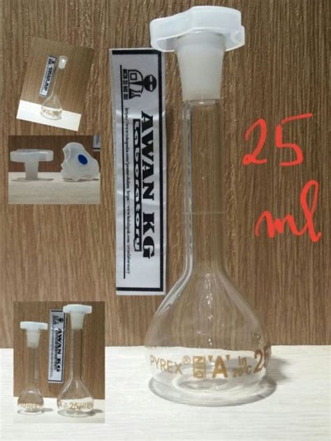 Labu Ukur 25ml Volumetric Flask 25 Ml Pyrex Grade A Lazada Indonesia