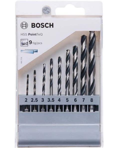 Bosch HSS Spiralna Burgija PointTeQ 2 0 2 5 3 0 3 5 4 0 5 0 6 0 7 0 8 0