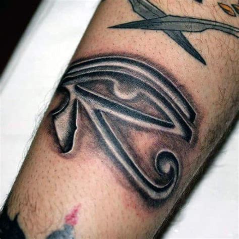 50 Eye Of Horus Tattoo Designs For Men Egyptian Hieroglyph Ink