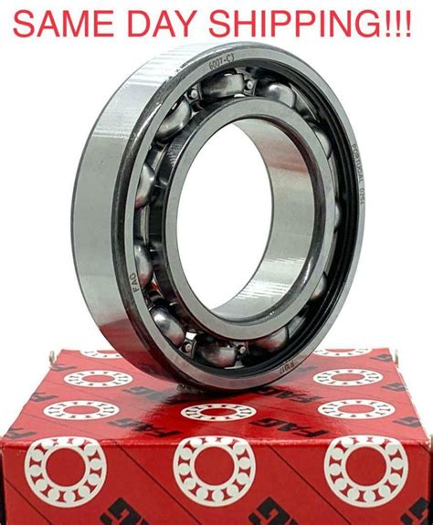 6007 C3 FAG Deep Groove Ball Bearing Single Row Open Rodavictoria USA