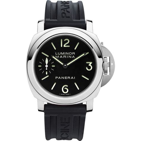 Panerai Luminor Marina Acciaio 44mm with Black Rubber Strap