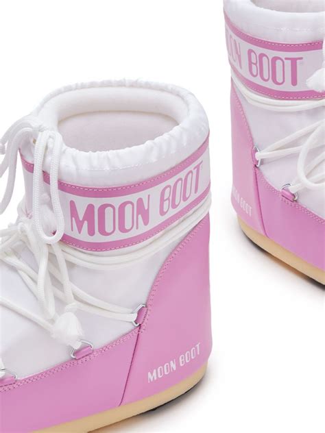 Moon Boot Icon Low Boots Pink Farfetch