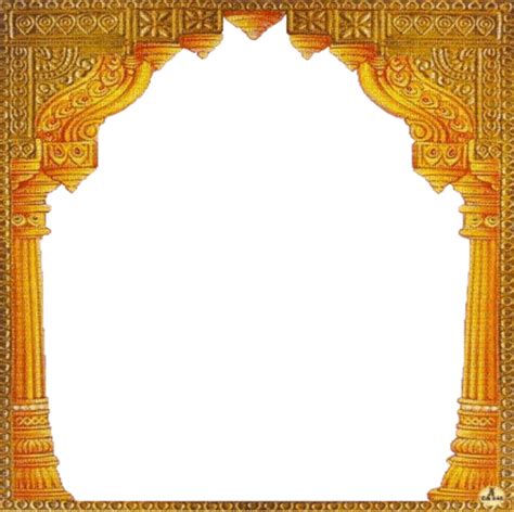 Gold Temple India Frame, gold , temple , india , frame , pillar ...