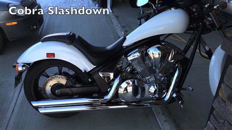 Honda Fury Cobra Slashdown Exhaust Youtube