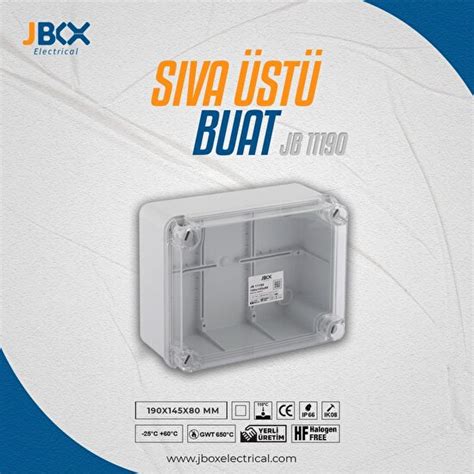 Jbox Electrical Buat Elektrik Da T M Ve Ba Lant Kutusu Abs Pc Ip