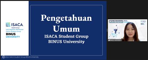 Online Training 2022 We Are The Future Leader Isg Of Binus University