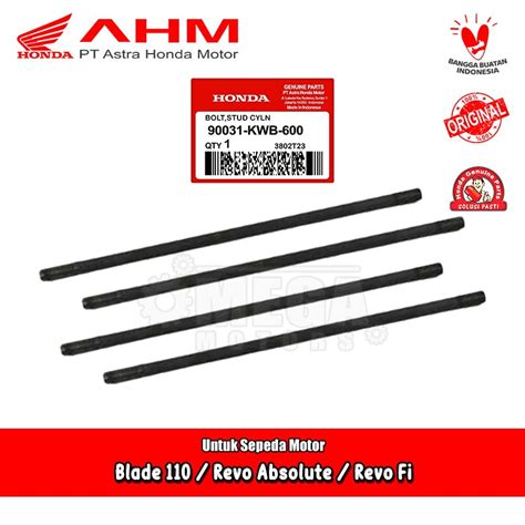 Jual Baut Tiang Stud Mesin Blok Deksel Honda Blade Revo Absolute Revo