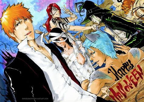 Bleach Happy Halloween By Sideburn On Deviantart Bleach Anime