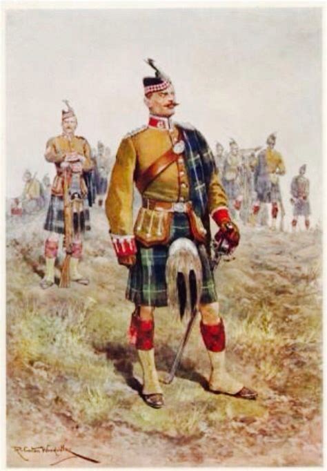 British The Kings Liverpool Scottish 10th Highland Regiment By R