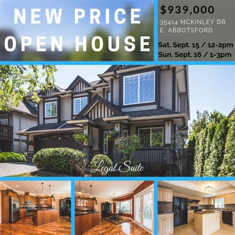 OPEN HOUSE REDUCED 939 000 Sept 15th 12 2 16th 1 3 35414