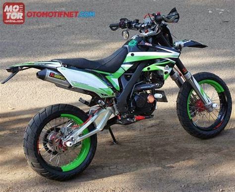 Kawasaki D Tracker 150 Modifikasi Supermoto Pecinta Dunia Otomotif