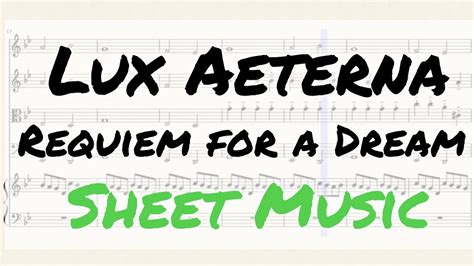 Lux Aeterna From Requiem For A Dream For String Quartet Piano Late