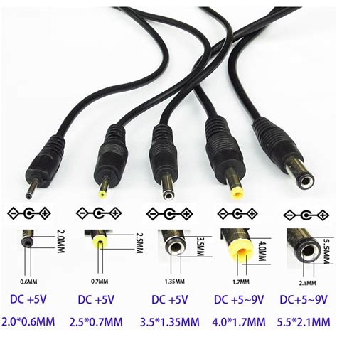 Usb To Dc Power Cable Jack Usb Dc 2006mm 2507mm 35135mm 401