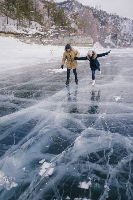 Frozen Pond Ice Skating