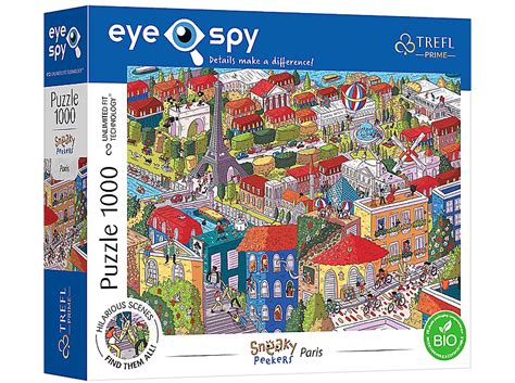 Trefl Sneaky Peakers Paris France Puzzle Mediamarkt