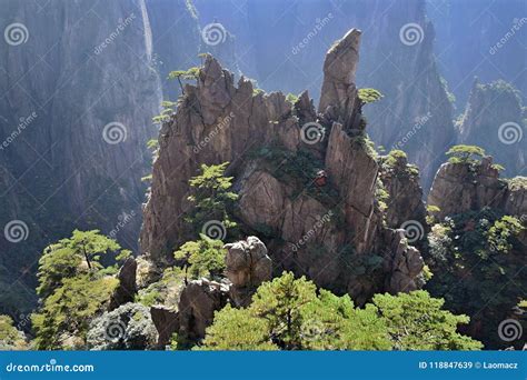 Huangshan Montañas Amarillas En La Provincia De Anhui En China Imagen