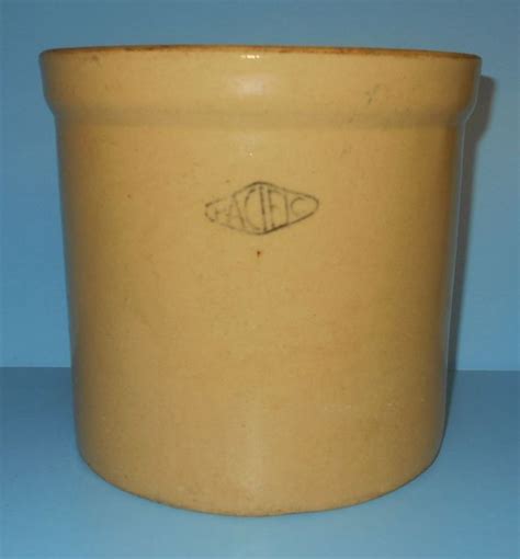 Rare Pacific Stoneware Crock Blue Pacific Mark Excellent Nr