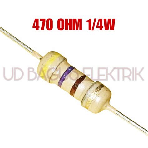 Jual X Resistor Ohm W Dapat Pcs Resistor Di Lapak Ud