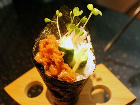 Spicy Tuna Temaki Nagoya Express Online Food Order Edmonton