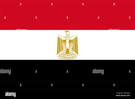 National Egypt Flag Official Colors And Proportion Correctly Egypt