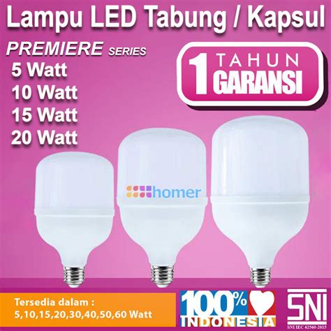 Jual PROBEST VALESCOM VALPRO Lampu LED Bulb Capsule Jumbo Lampu Bohlam