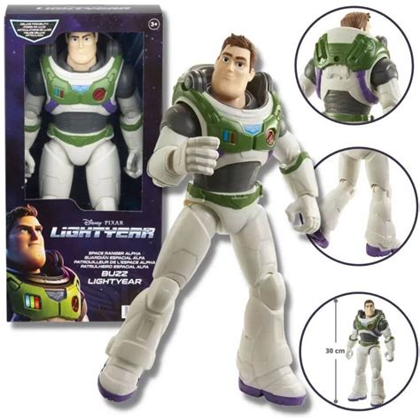 Boneco Lightyear Figura Buzz Lightyear Alpha 30cm HHK30 Mattel