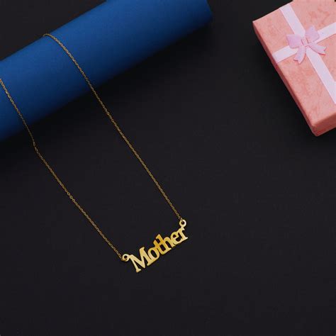 Custom Name Necklace 18k Gold Plated Name Necklace Personalized Name