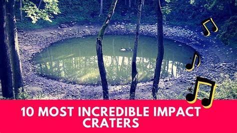 10 Most Incredible Impact Craters Youtube