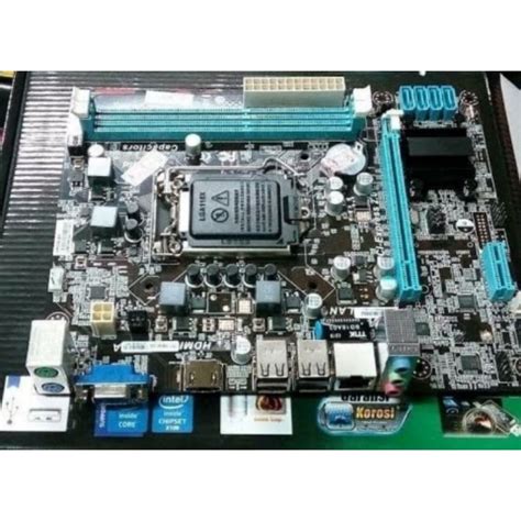 Jual Motherboard E FFOXPRO H61 Socket 1155 Processore Corei3 Dan Fan