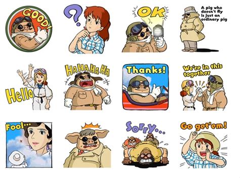 Porco Rosso | Порко Россо #cartoons #PorcoRosso #telegram #стикеры ...