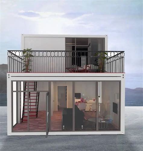 Ft Ft Waterproof Luxury Prefab Villa Mobile Portable Container