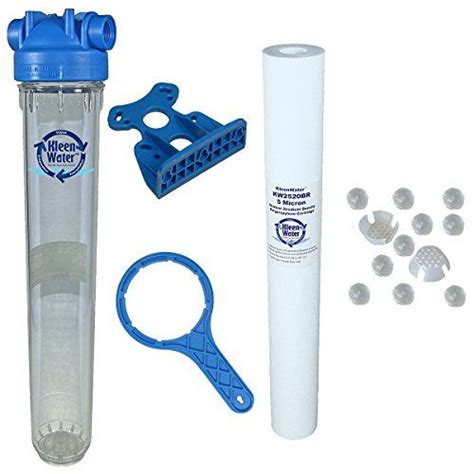 Tankless Water Heater Filter KleenWater KW SCALEX Tankless Hot Water Filter System