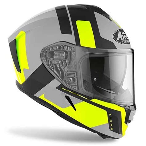 Airoh Spark Shogun Grey Yellow Full Face Helmet