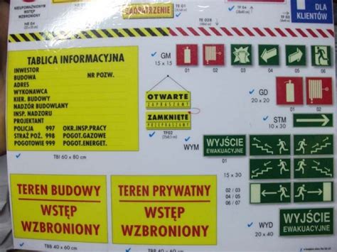 Tabliczki Informacyjne Literki I Folie Samoprzylepne Tablice Flipcharty