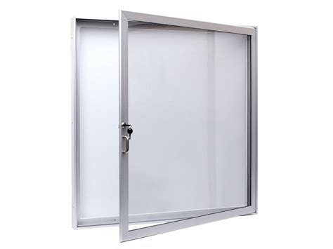 Jednokřídlá venkovní vitrína magnetická L60 - 12xA4 / A1000x940 mm ...