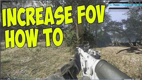 Call Of Duty Ghosts How To Change Increase Fov Tutorial Panjno