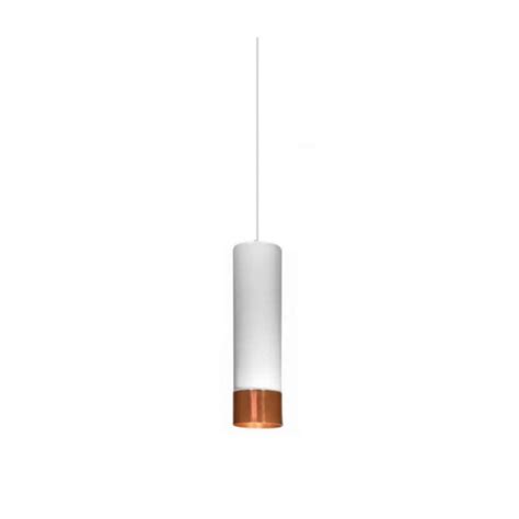 Pendente Viena Premium Alum Nio Branco E Cobre Cm