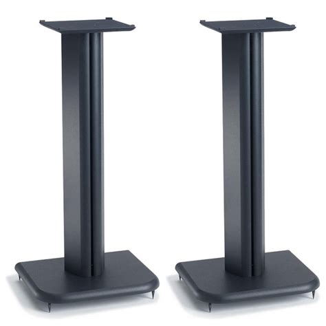 Sanus Bf24b 24 Inch Speaker Stands Pair Basic Series For Medium Bookshelf Speakers Sanus