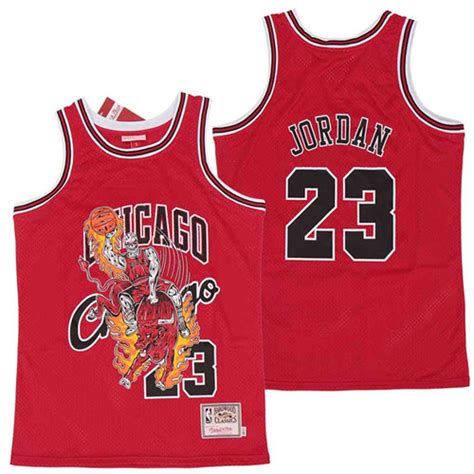 Men S Bulls 23 Michael Jordan Skeleton Black Jersey On Sale For Cheap