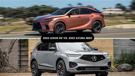 2023 LEXUS RX VS. 2023 ACURA MDX - Lexus South Pointe