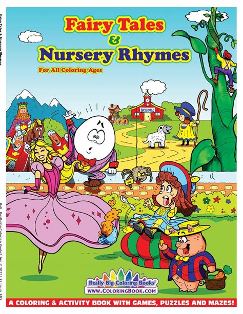 Fairy Tales And Nursery Rhymes Coloring Book X