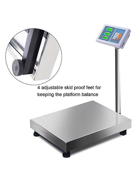 Costway Costway 660lbs Weight Computing Digital Floor Platform Scale