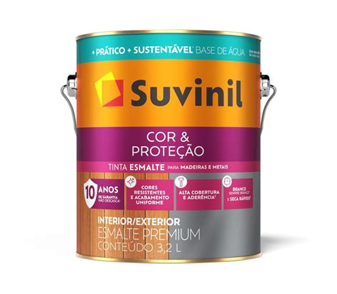 SUVINIL ESMALTE SECAGEM RÁPIDA ACETINADO 3 6L BRANCO Marajá Tintas